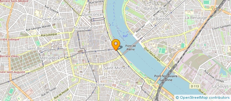 localisation de l'entreprise COMPTOIRS DE FRANCE à BORDEAUX