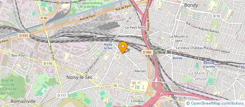 localisation de l'entreprise COMPTOIRS DE L'EST à NOISY-LE-SEC