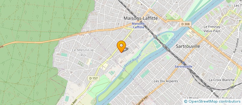 localisation de l'entreprise COMPTOIRS DES DEUX FRERES  SAS  MAISONS-LAFFITTE