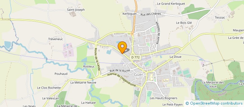 localisation de l'entreprise COMPTOIRS DU FRAIS JEAN SCHILLIGER à GUER