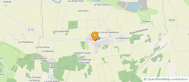 localisation de l'entreprise COMPTOIRS DU GOUT ET DES SAVEURS 2021  LAVARDIN