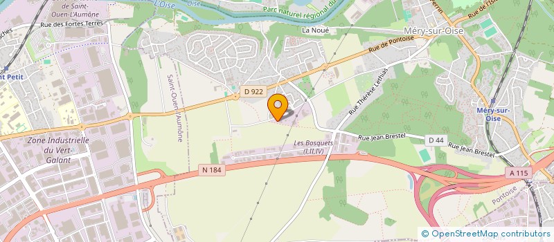 localisation de l'entreprise COMPTOIRS DU MARBRE ET DU GRANIT à MERY-SUR-OISE