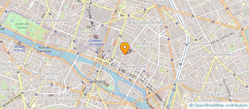 localisation de l'entreprise COMPTOIRS SLAVES à PARIS