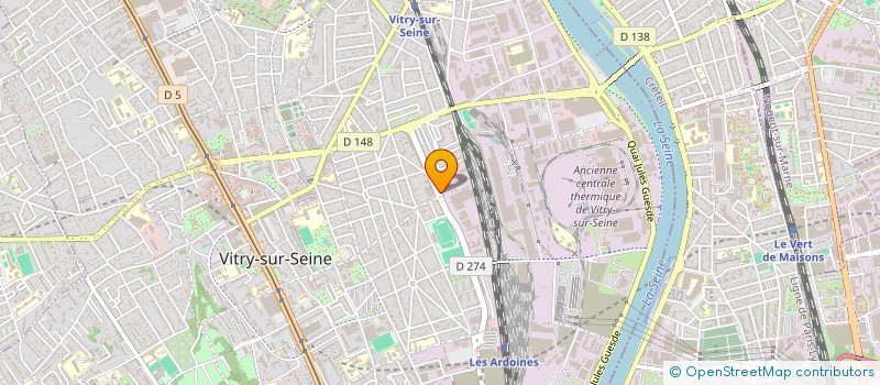 localisation de l'entreprise COMPTOIRS TROPIQUES à VITRY-SUR-SEINE