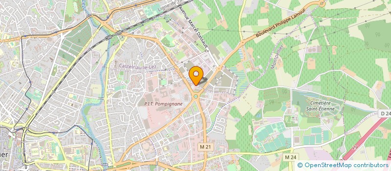 localisation de l'entreprise COMPUFIRST BY XEFI à MONTPELLIER