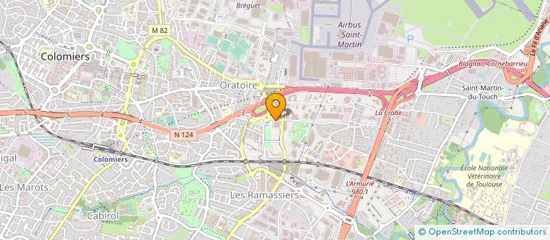 localisation de l'entreprise COMPUTED AIR SERVICES à TOULOUSE