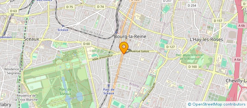 localisation de l'entreprise COMPUTER 80 à BOURG-LA-REINE