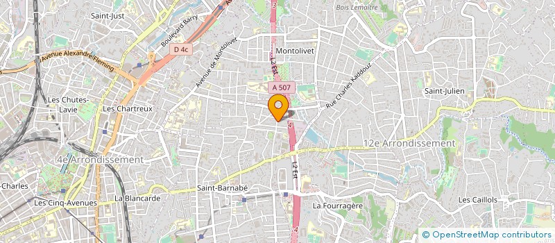 localisation de l'entreprise COMPUTER & APPLICATIONS TRADING à MARSEILLE
