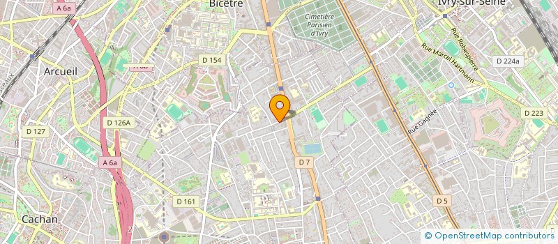 localisation de l'entreprise COMPUTER BENCH  VILLEJUIF