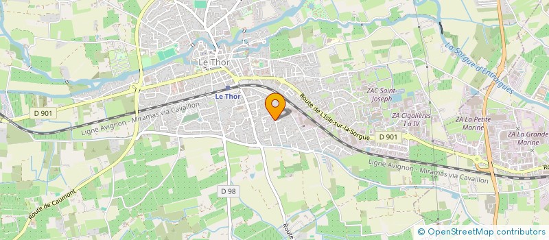 localisation de l'entreprise COMPUTER CLEANING SOFT 2000  LE THOR