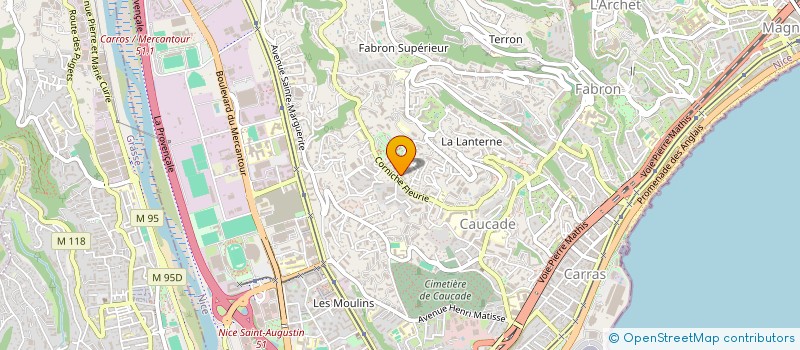 localisation de l'entreprise COMPUTER CONCEPT à NICE