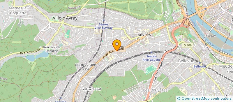 localisation de l'entreprise COMPUTER & ELECTRIC'S EXPORT à SEVRES