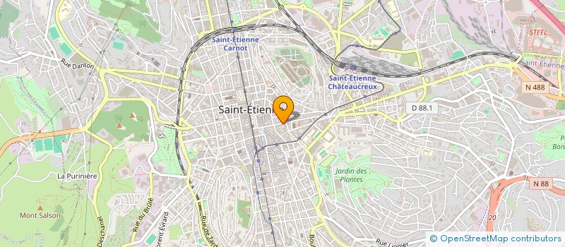 localisation de l'entreprise COMPUTER FOREZIEN à SAINT-ETIENNE