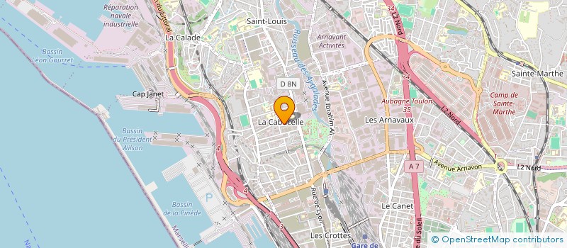 localisation de l'entreprise COMPUTER NET ASSIST à MARSEILLE