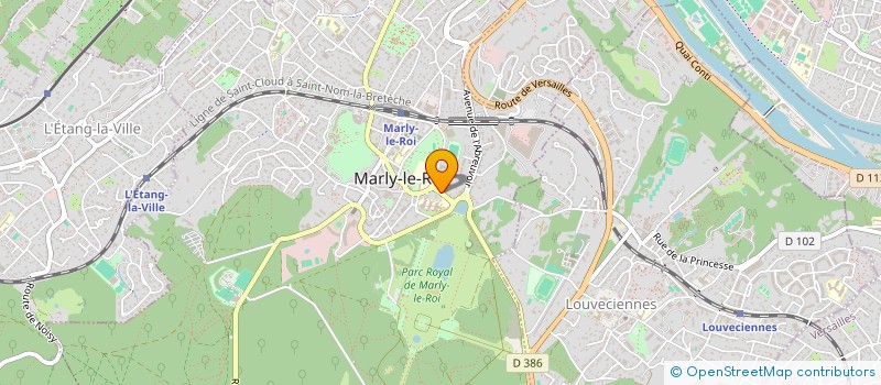 localisation de l'entreprise COMPUTER PERIPHERALS EUROPE à MARLY-LE-ROI