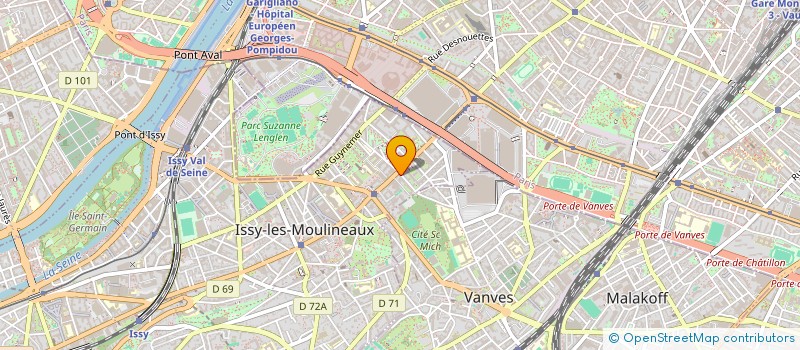 localisation de l'entreprise COMPUTER SCIENCE MANAGT  & CONSULTING à ISSY-LES-MOULINEAUX