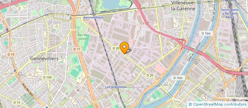 localisation de l'entreprise COMPUTER SYSTEM  GENNEVILLIERS