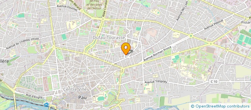 localisation de l'entreprise COMPUTER ZEN à PAU