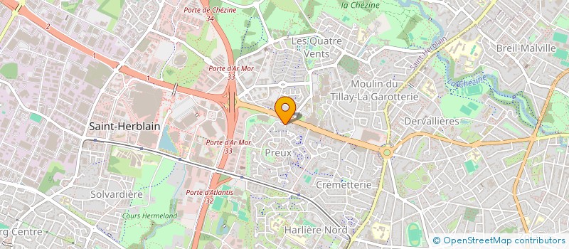 localisation de l'entreprise COMPUTERIZE  SAINT-HERBLAIN