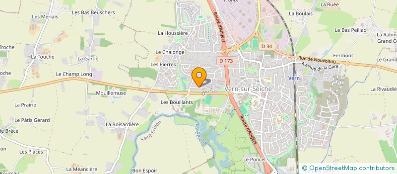 localisation de l'entreprise COMREN  VERN-SUR-SEICHE