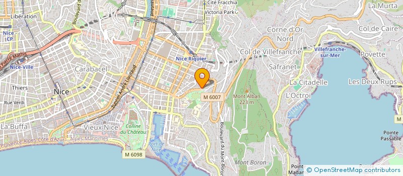 localisation de l'entreprise COMSA à NICE
