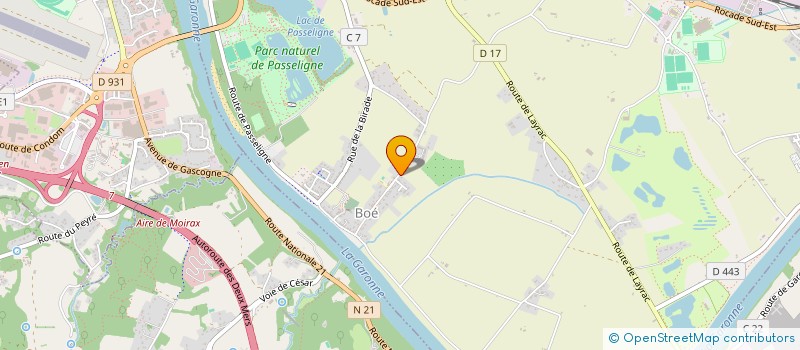 localisation de l'entreprise COMSECPROD  BOE