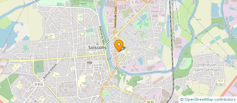 localisation de l'entreprise COMSEL & COMSEL à SOISSONS