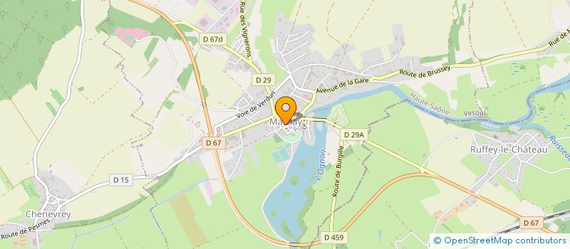 localisation de l'entreprise COMT'EST  POUILLEY-LES-VIGNES