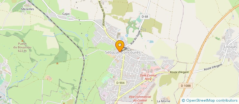 localisation de l'entreprise COMTAL ENERGIE à TOULOUSE