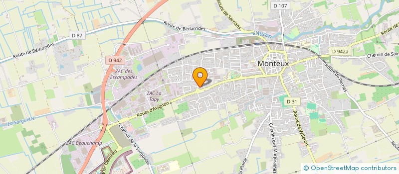 localisation de l'entreprise COMTAT à MONTEUX