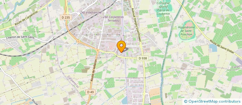localisation de l'entreprise COMTAT ALU à CARPENTRAS