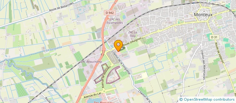 localisation de l'entreprise COMTAT EXPERTS  MONTEUX