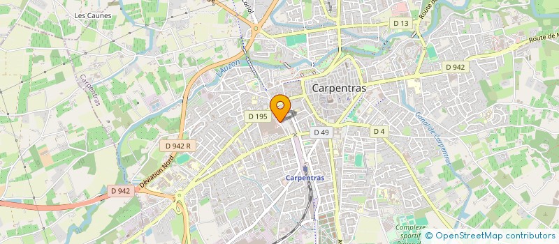 localisation de l'entreprise COMTAT HOLDING  CARPENTRAS