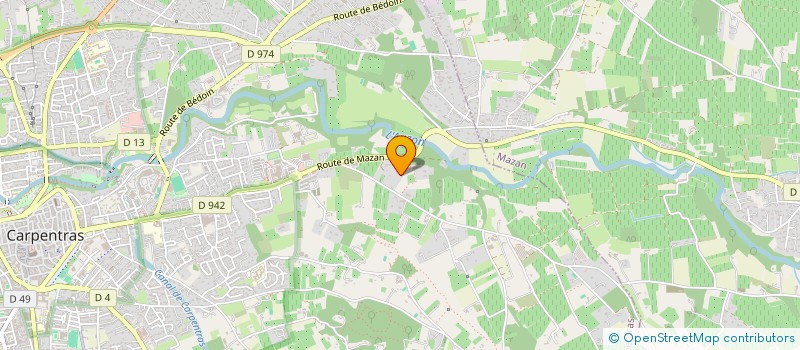 localisation de l'entreprise COMTAT PROMOTION  CARPENTRAS