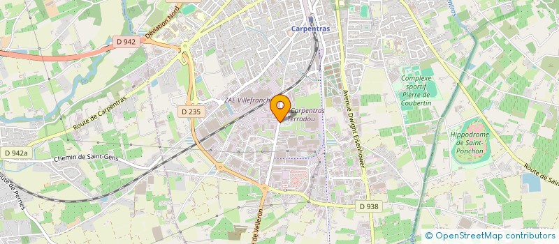 localisation de l'entreprise COMTAT SERVICES FRUITS  CARPENTRAS