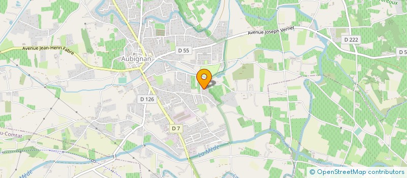 localisation de l'entreprise COMTAT VIANDES à AUBIGNAN