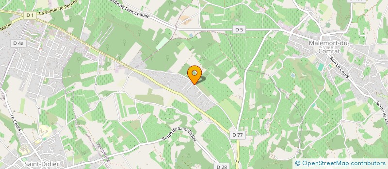 localisation de l'entreprise COMTATPLAST à VENASQUE