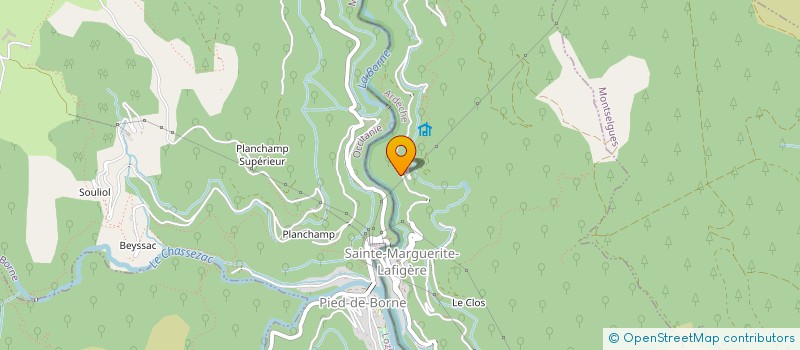 localisation de l'entreprise COMTE  SAINTE-MARGUERITE-LAFIGERE