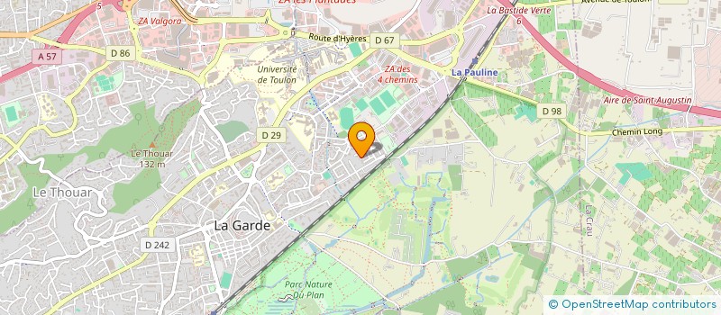 localisation de l'entreprise COMTE à LA GARDE