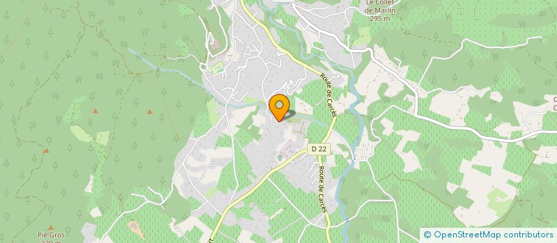 localisation de l'entreprise COMTE DE COTIGNAC  COTIGNAC