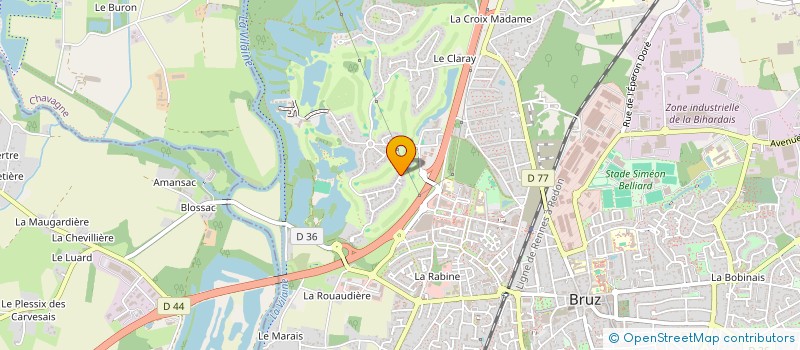 localisation de l'entreprise COMTE DE LA FERE  BRUZ