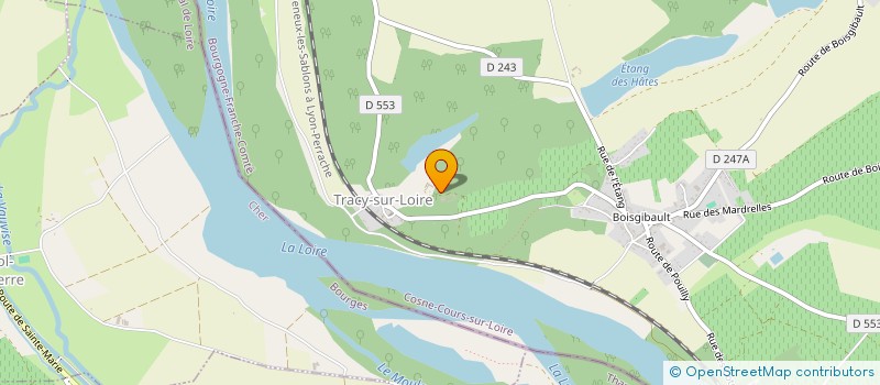 localisation de l'entreprise COMTE HENRI D'ASSAY à TRACY-SUR-LOIRE