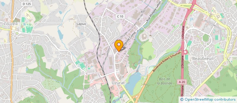 localisation de l'entreprise COMTE RIBIERE  SAINT-ANDRE-D'ALLAS