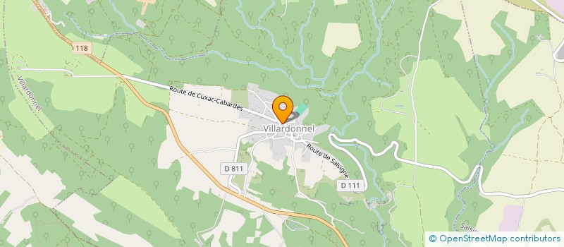 localisation de l'entreprise COMTE ROBERT  VILLARDONNEL