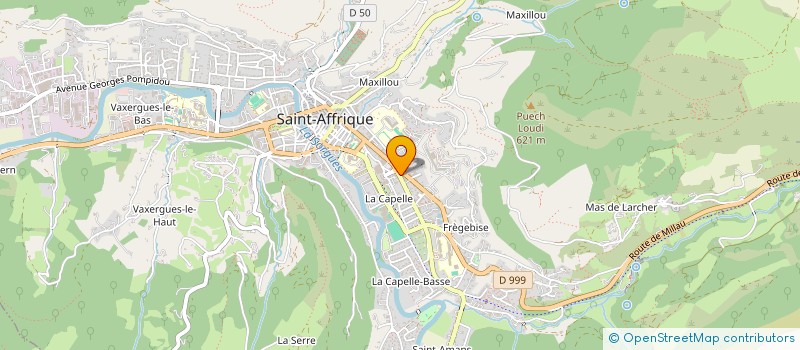 localisation de l'entreprise COMTE ROUX  SAINT-AFFRIQUE