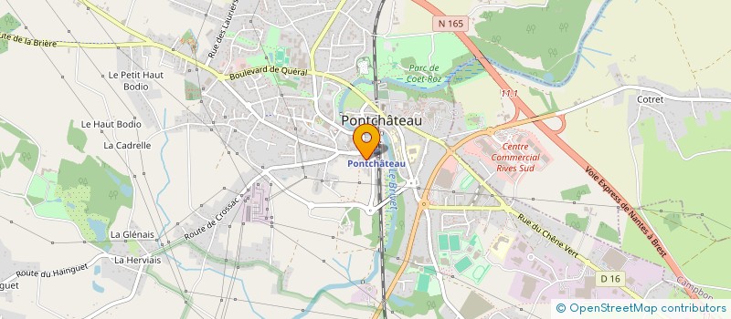 localisation de l'entreprise COMTECH  PONTCHATEAU