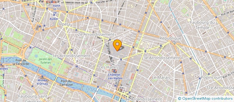 localisation de l'entreprise COMTECH à PARIS
