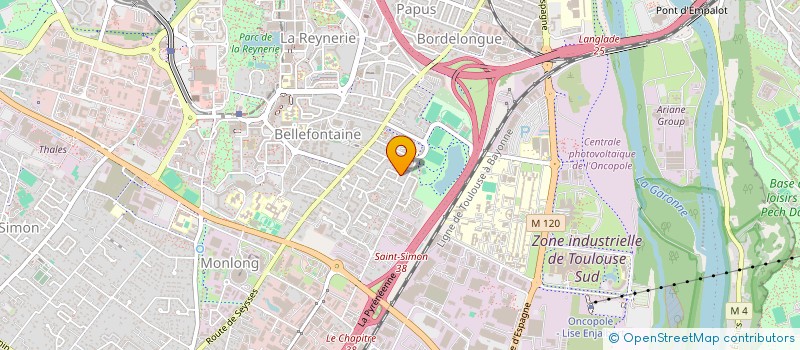 localisation de l'entreprise COMTELCORPS à TOULOUSE