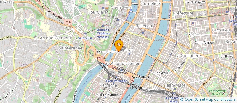 localisation de l'entreprise COMTELL à LYON