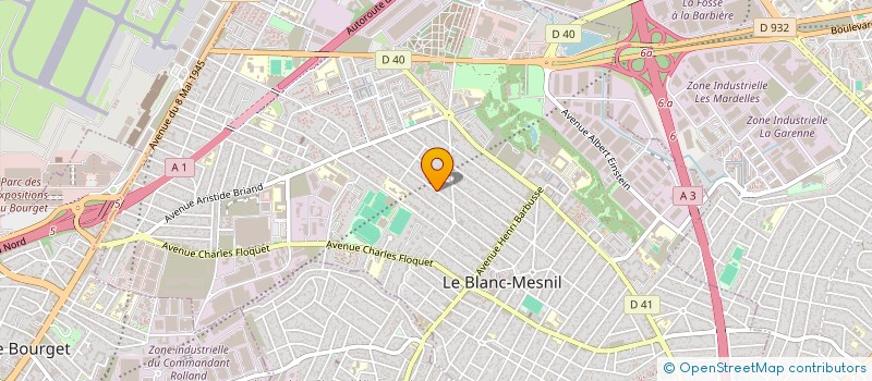 localisation de l'entreprise COMTENT à LE BLANC-MESNIL